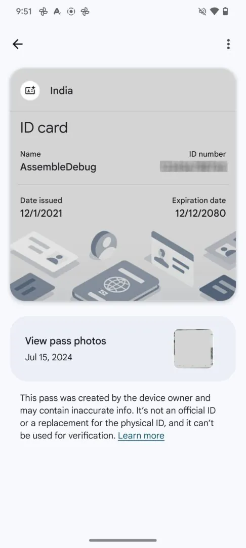 Google Wallet scannt alles andere 1