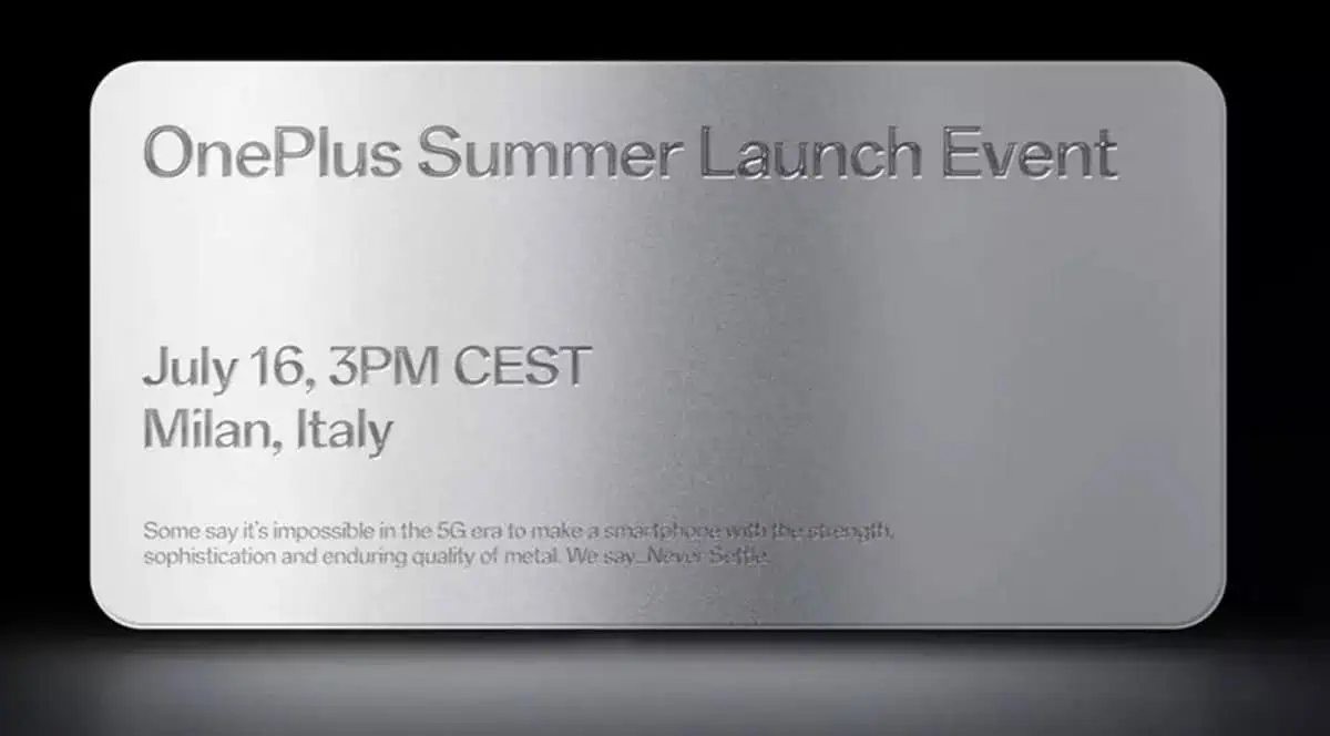 OnePlus Nord 4-Einladung