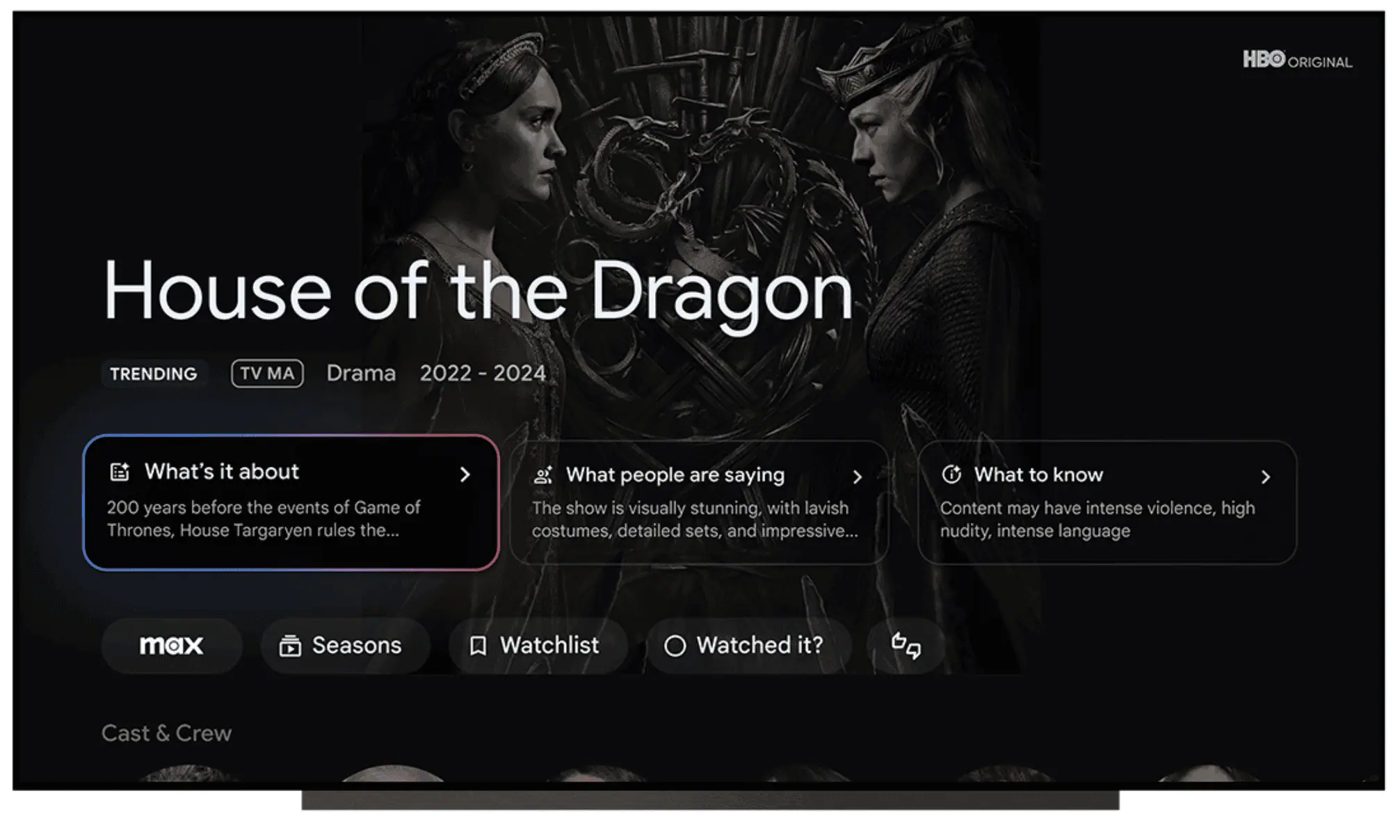 Fragen Sie Gemini Google TV