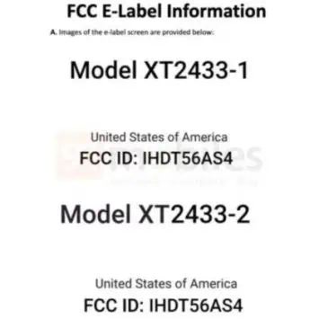 FCC-Listung Moto G35 5G 1