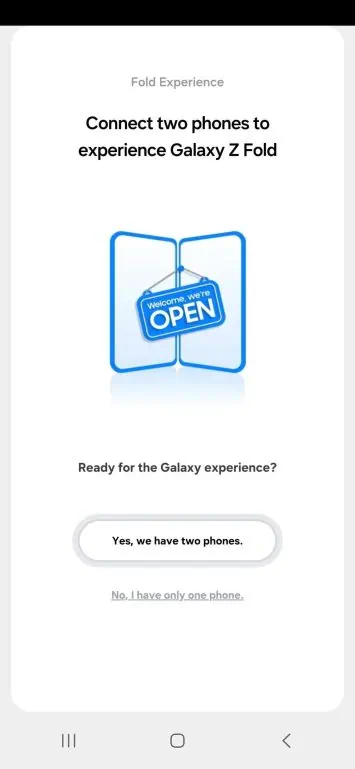 Erleben Sie das Galaxy Z Fold Probieren Sie die Galaxy-App aus 1
