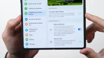 HONOR Magic V3 Defocus Augenpflege-Option