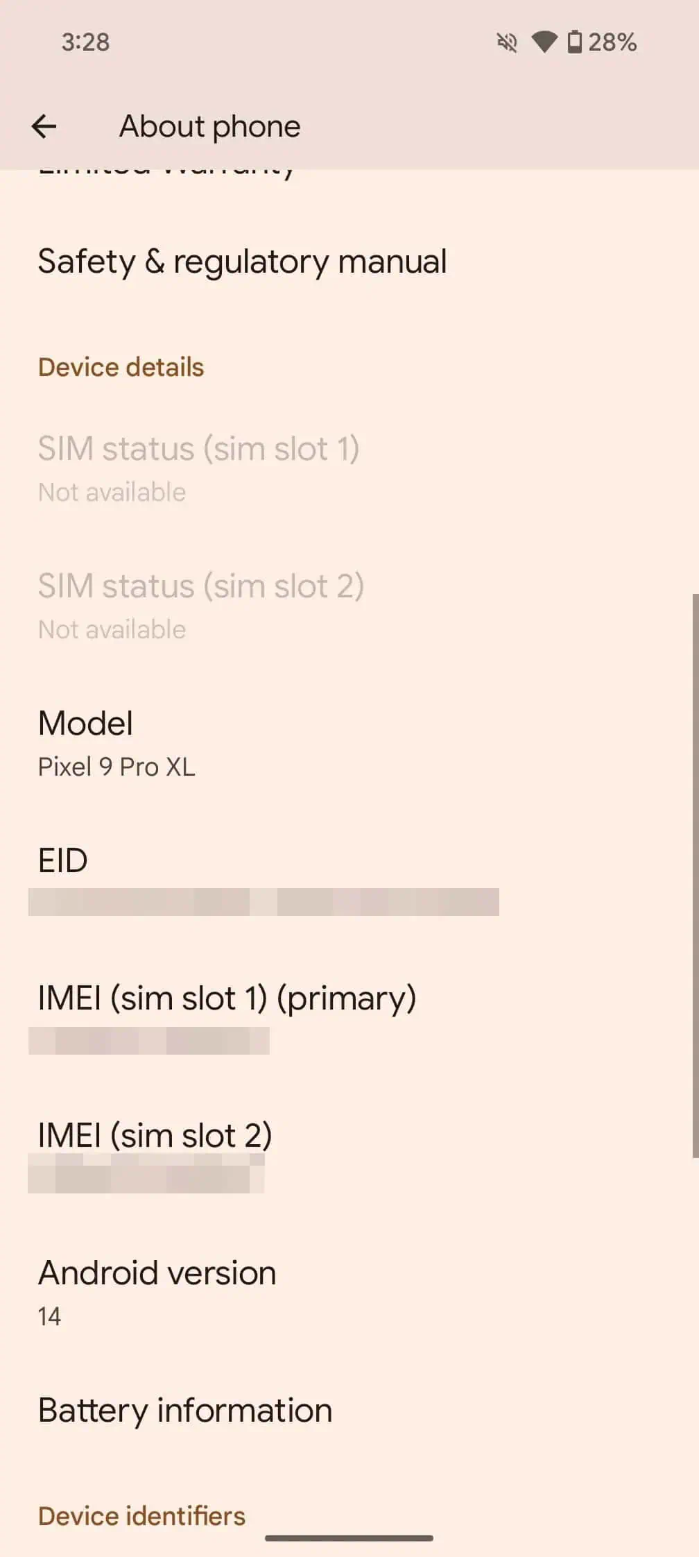 Informationen zur Anzahl der Akkuzyklen des Pixel 9