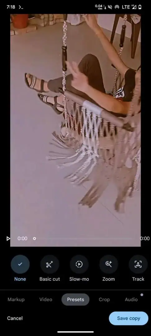 Google Fotos-Videovorgaben