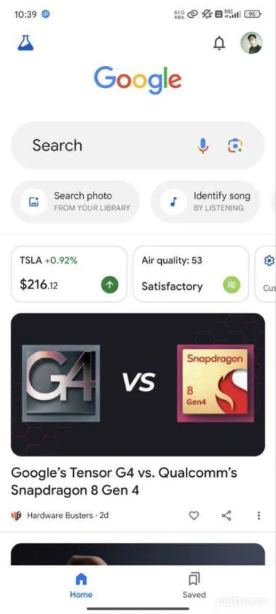 Google App, keine Suchverknüpfung (1)