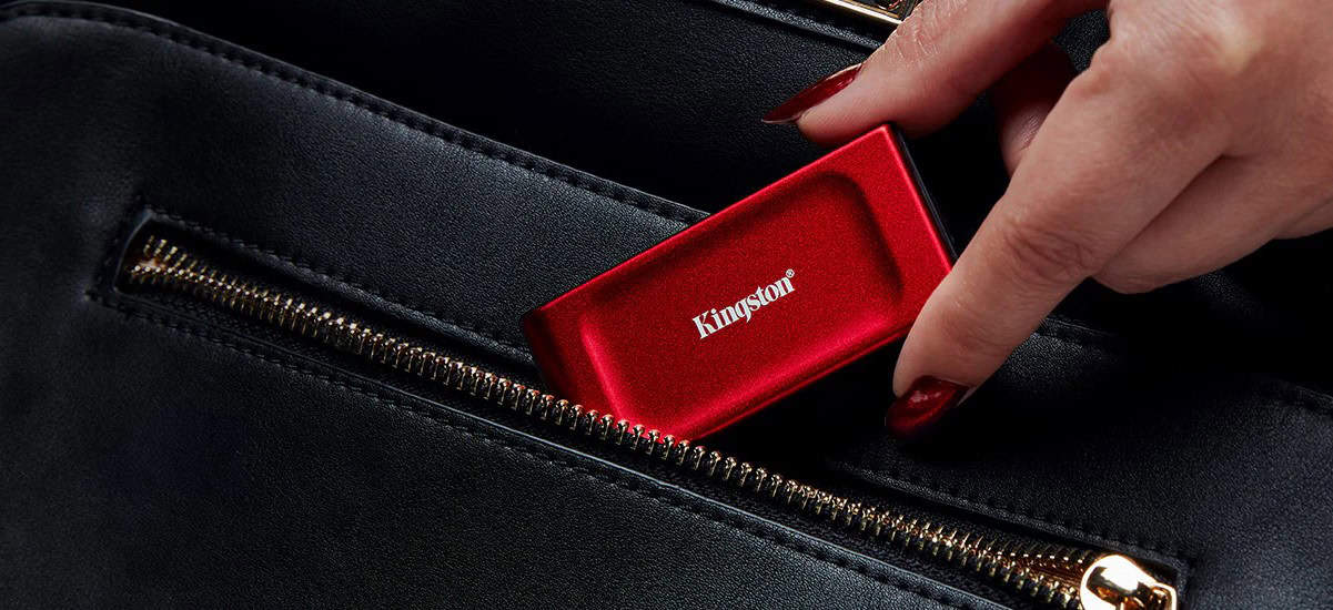 Kompakte externe SSD von Kingston erhält stylische rote Farbgebung