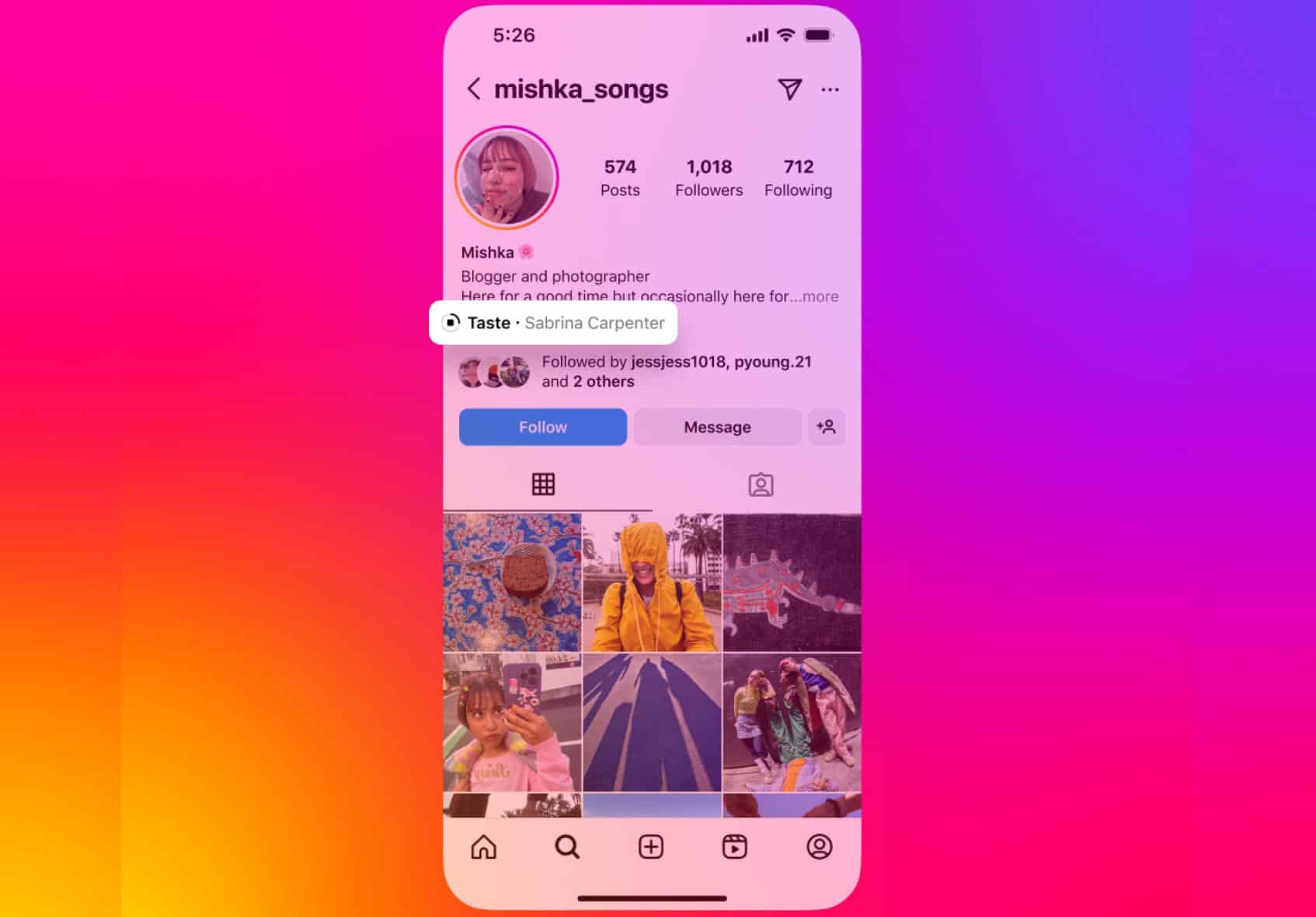 Mit Instagram können Sie jetzt Songs zu Ihrem Profil hinzufügen