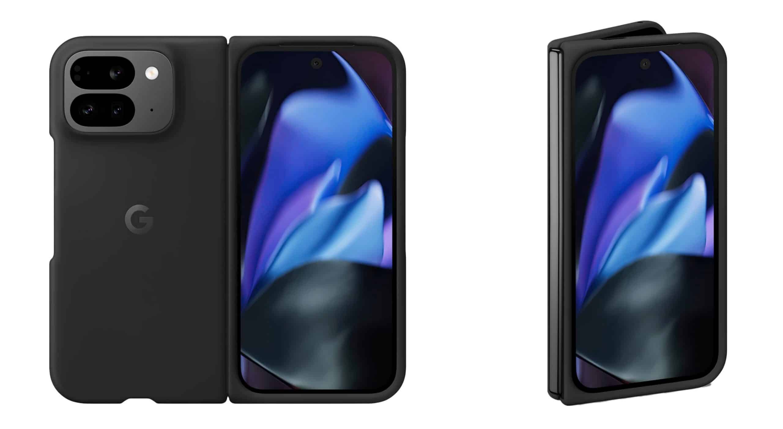 Pixel 9 und Pixel 9 Pro Fold posieren in den offiziellen Hüllen von Google