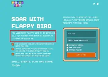 Flappy Bird Rückkehr Kryptowährung 1