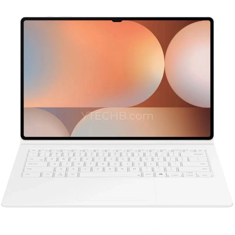 Galaxy Tab S10 Tastatur-Cover weiß