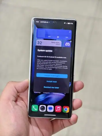 Android 15 Vivo-Telefon