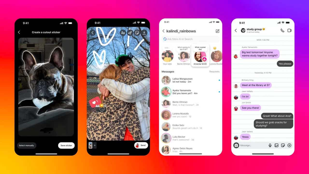 Instagram macht DMs mit neuen Funktionen interessanter