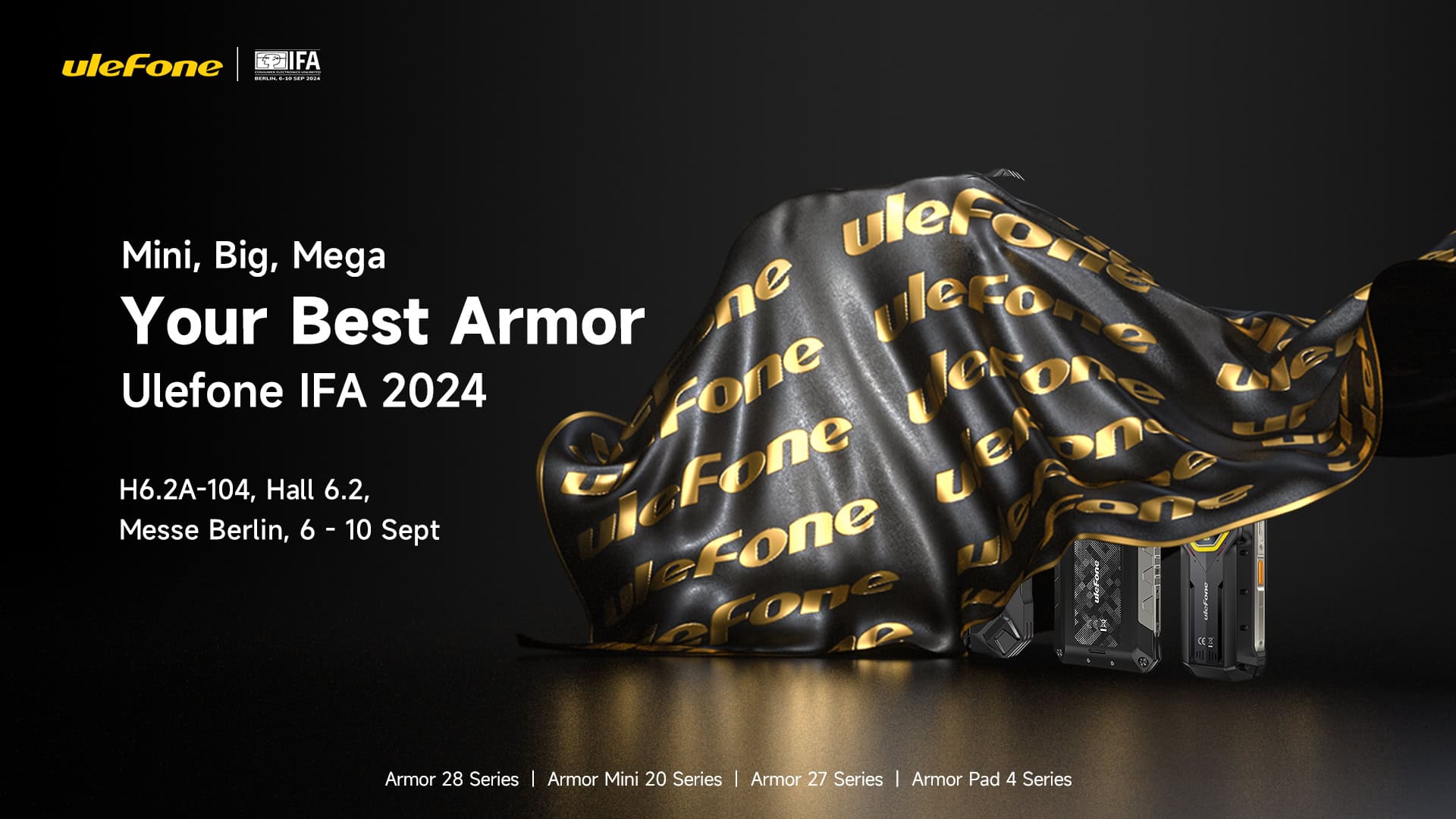 Ulefone präsentiert auf der IFA 2024 das erste robuste Smartphone Dimensity 9300+