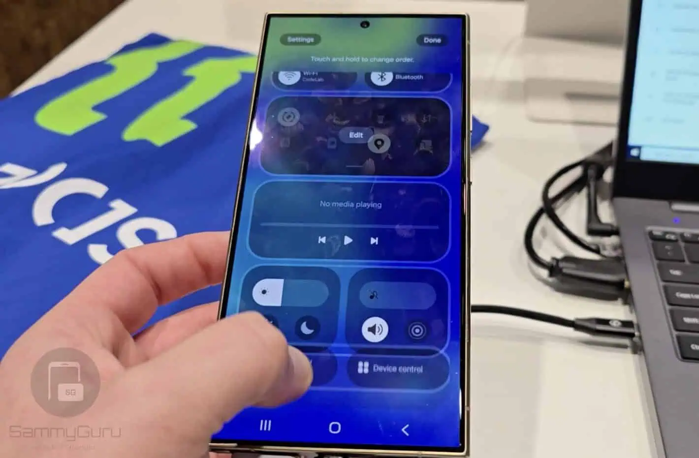 Samsung One UI 7 Conference neue Anpassung der Schnelleinstellungen