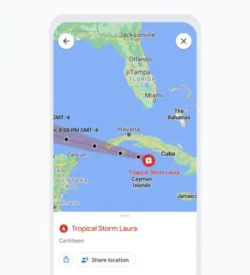 Google Maps Krisenwarnungen Notfall 1