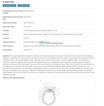 OPPO Smart Ring Patent 4