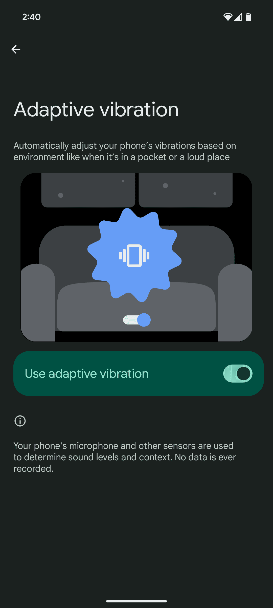 Adaptive Vibration für Android 15 (2)