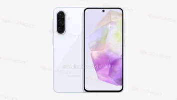 Galaxy A36 5G-Design rendert 1