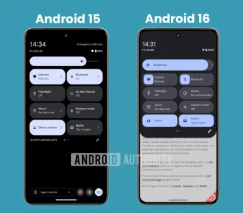 Android 16: Größe der Schnelleinstellungen der Kacheln ändern 1