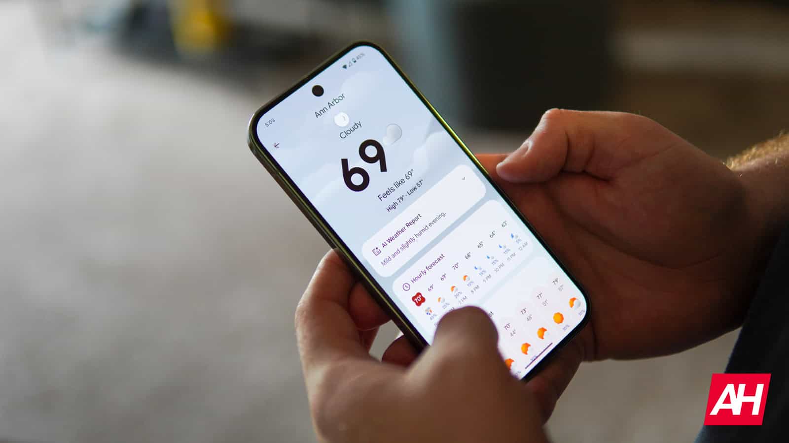 Neue Pixel-Wetter-App für die Serien Pixel 6, Pixel 7 und Pixel 8