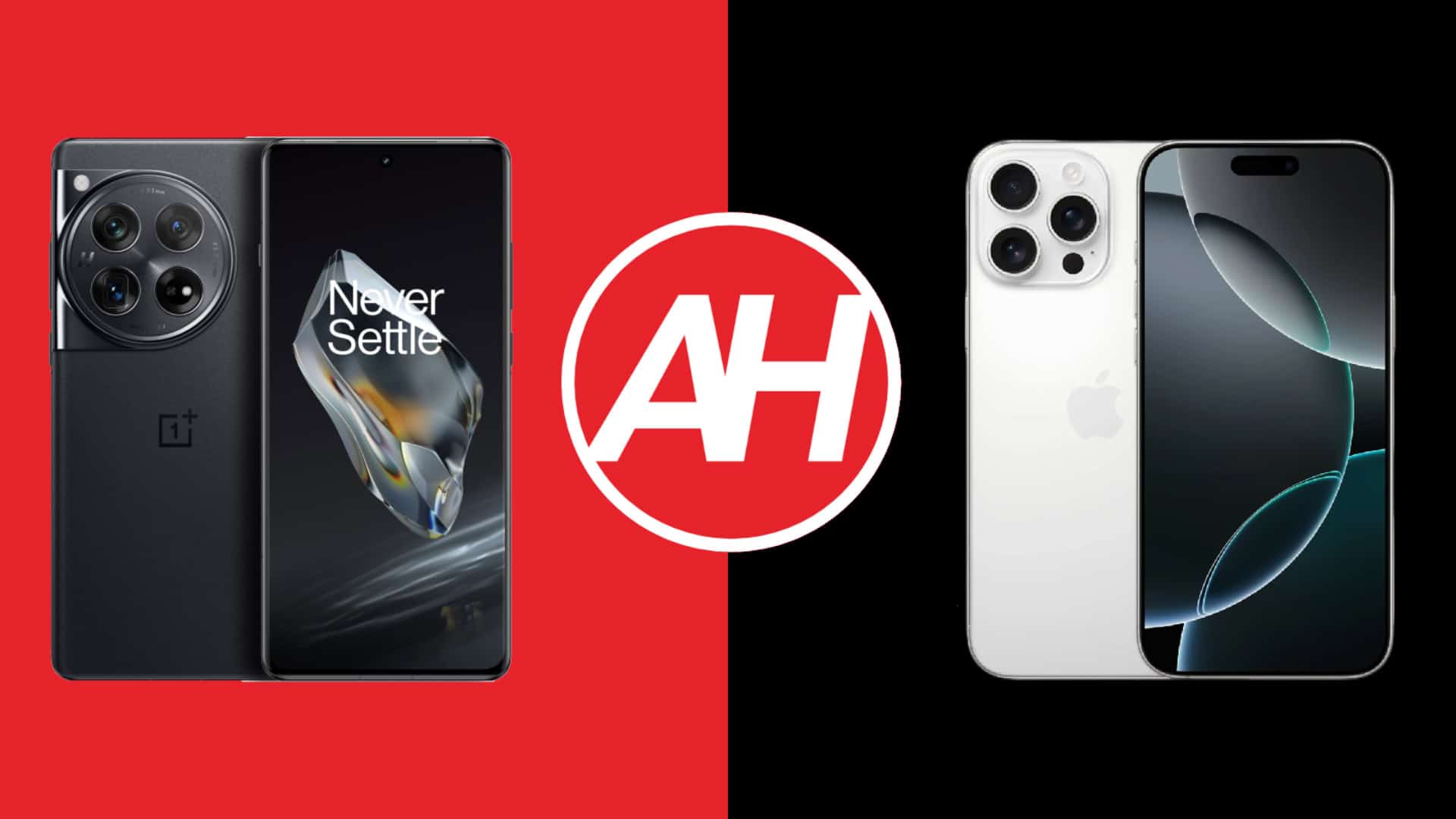Telefonvergleiche: OnePlus 12 vs. Apple iPhone 16 Pro Max
