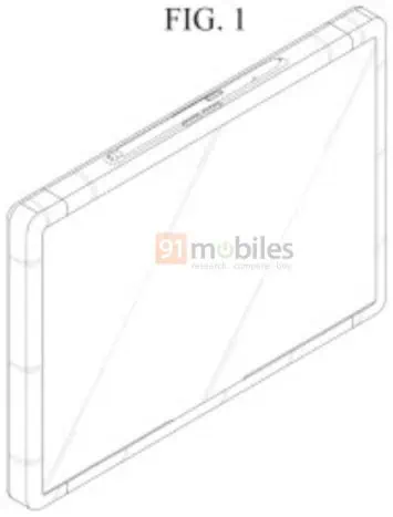 Rollbares Samsung-Tablet Patent 1