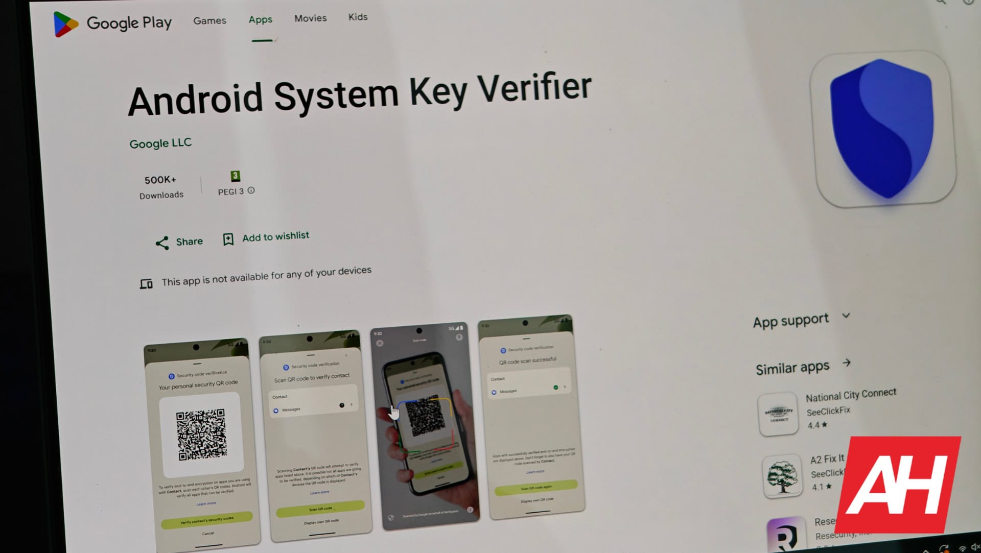 Android erhält die App „System Key Verifier“, um Benutzer beim Chatten zu authentifizieren