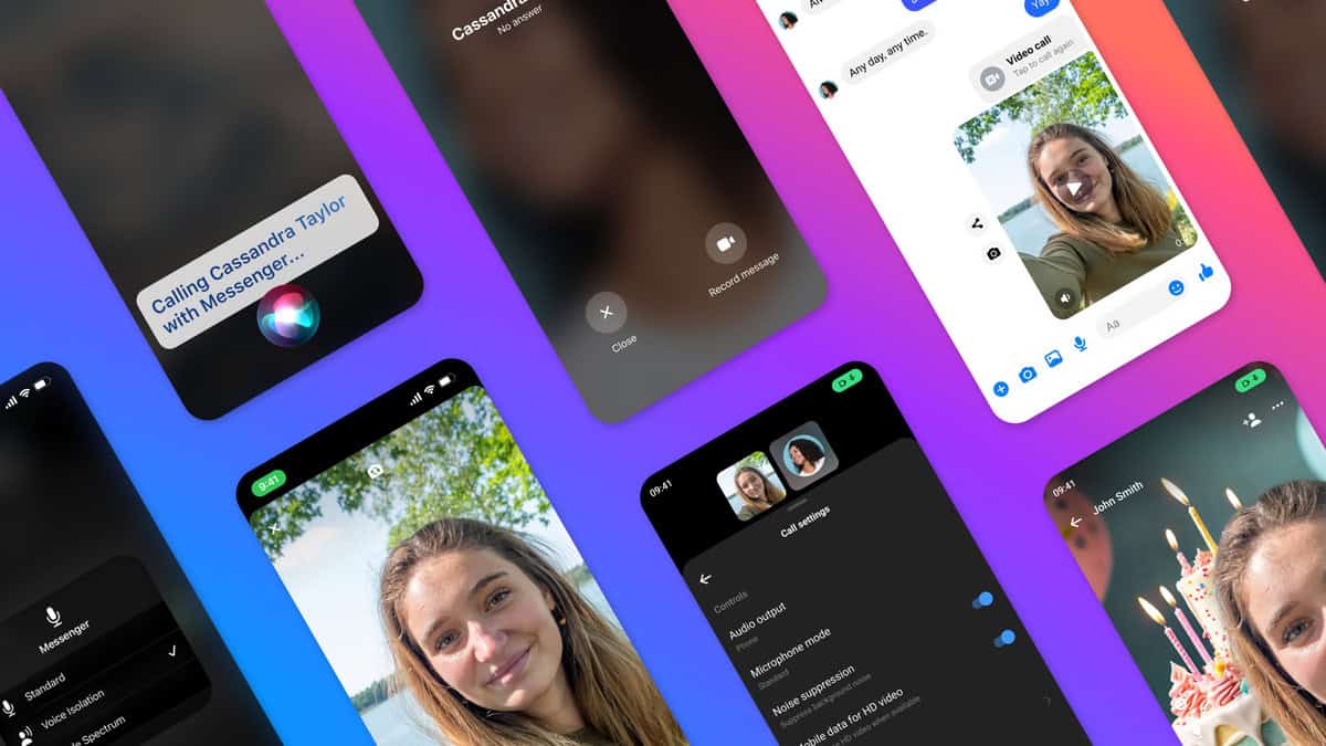 Facebook Messenger erhält HD-Videoanrufe, KI-Hintergründe und mehr