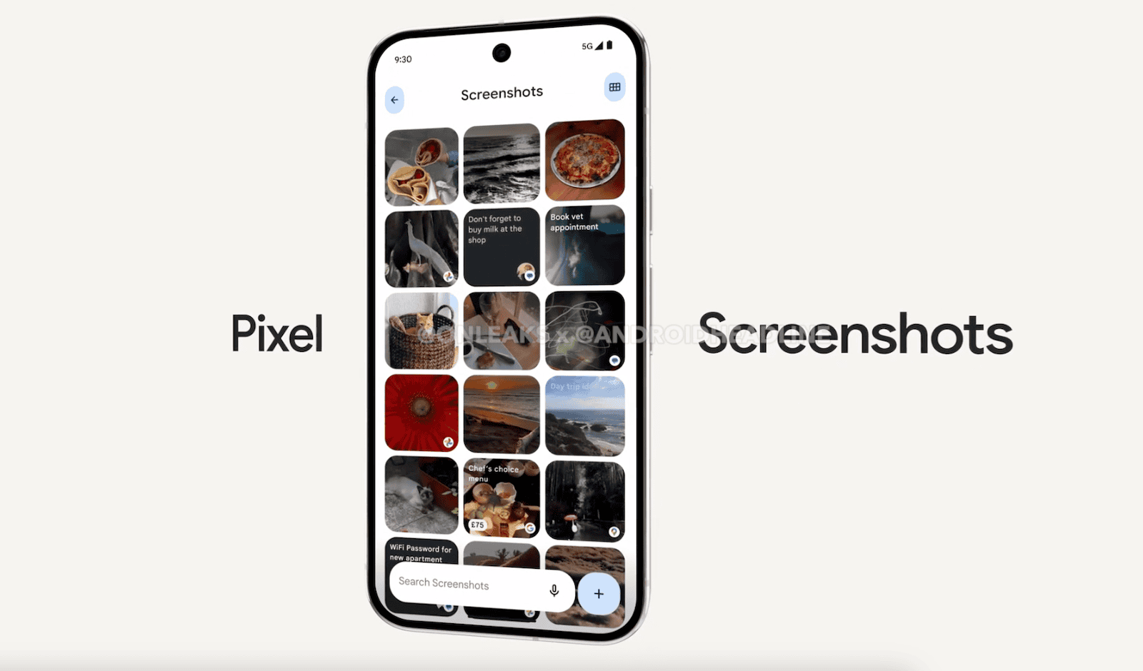 Google aktualisiert Pixel-Screenshots und optimiert Erinnerungen und Sammlungen