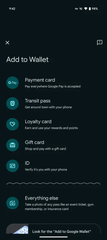 Google Wallet-Staats-ID New Mexico 1