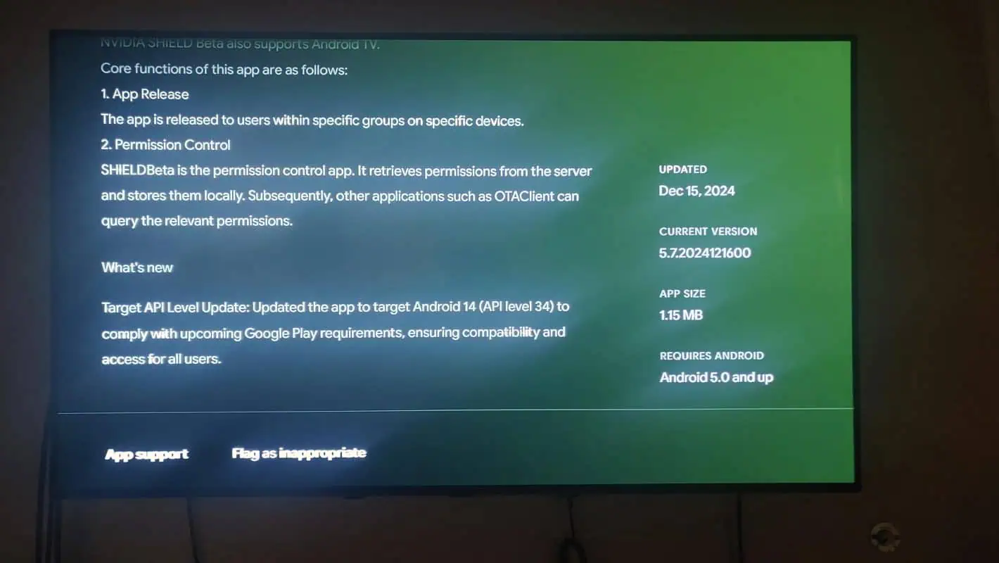 NVIDIA SHIELD TV Android 14 Betatest (3)