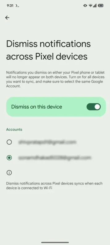 Android 15 Pixelbenachrichtigung Entlassungssynchronisierung 1