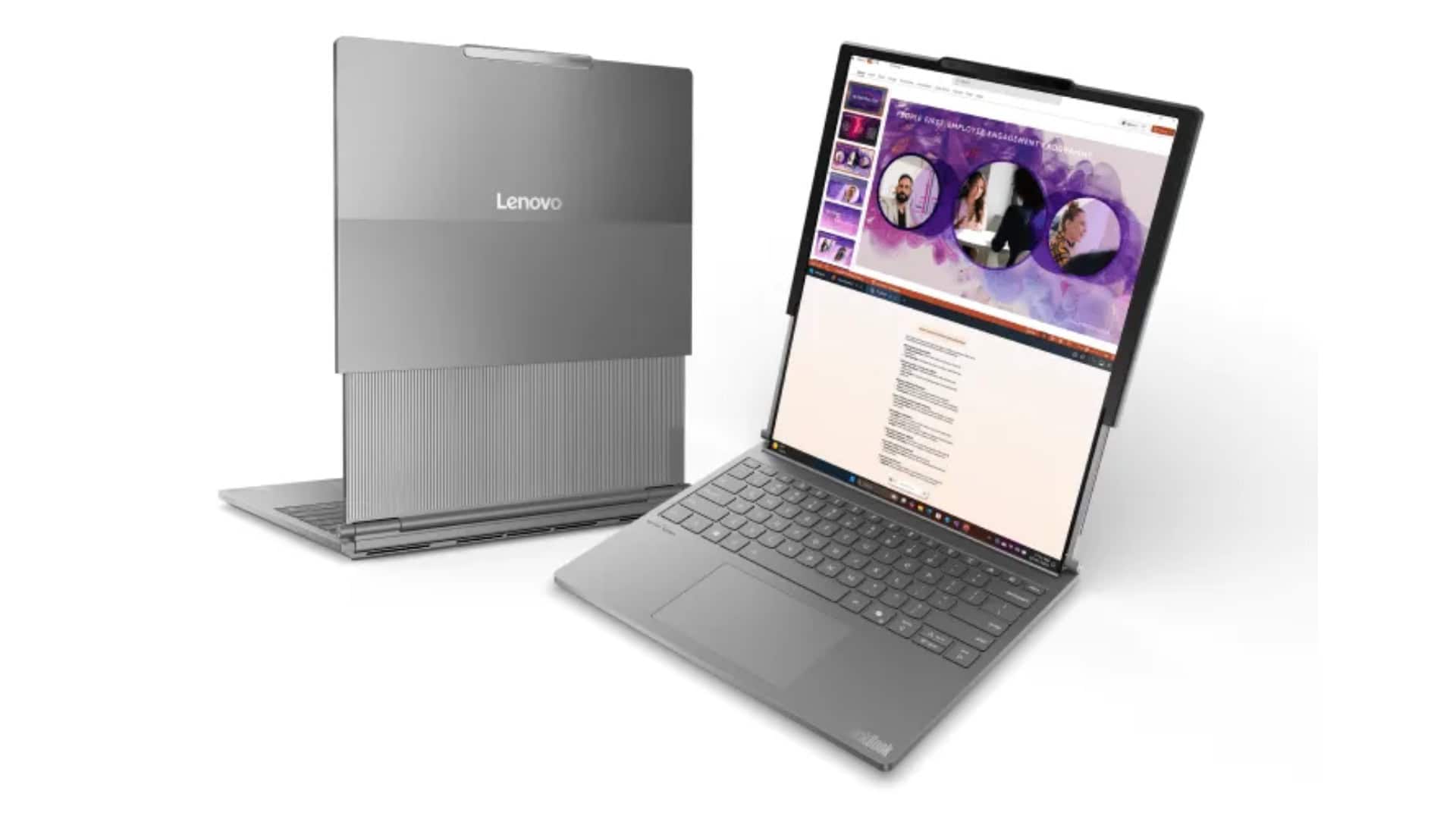 Der rollbare Laptop von Lenovo könnte auf der CES 2025 vorbeischauen