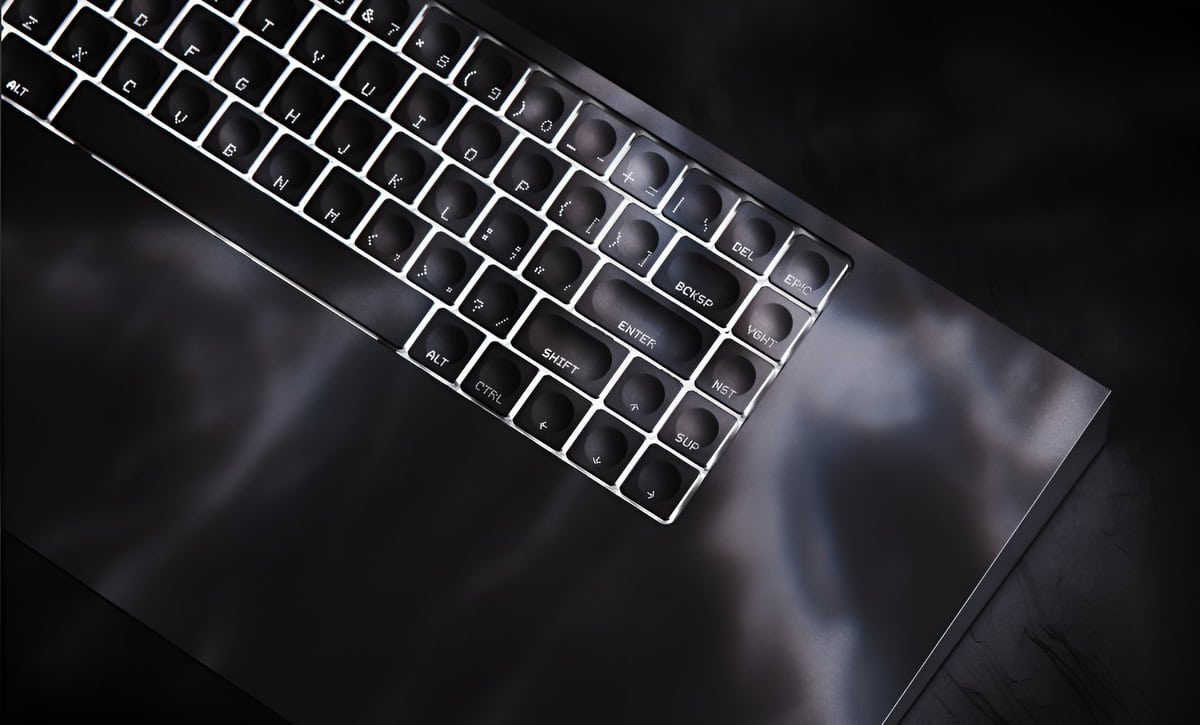 Die Premium-Tastatur aus massivem Aluminium von Icebreaker sieht aus wie eine Axt