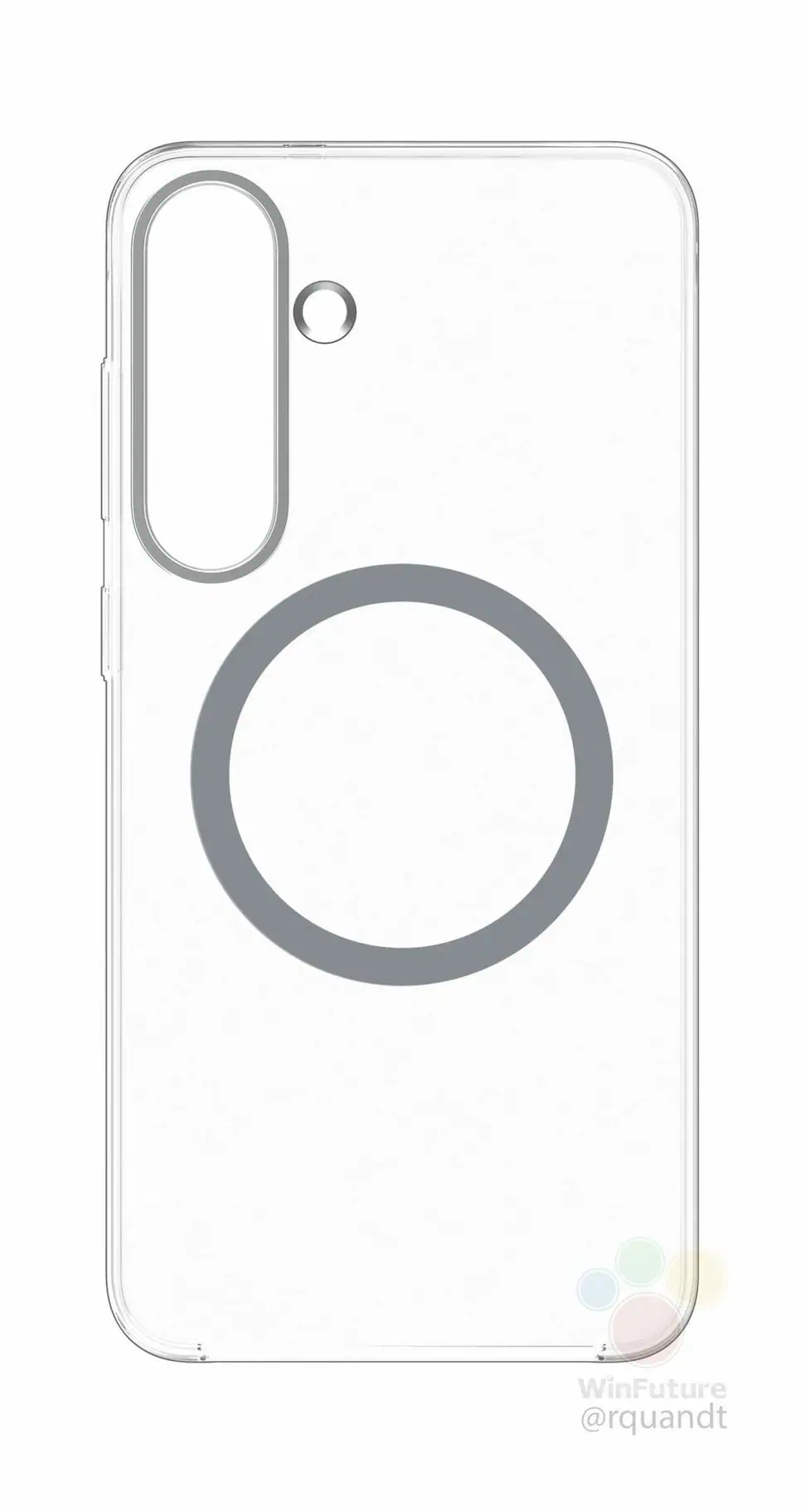 Samsung Galaxy S25 Plus Qi2 Silikonhülle Leck 1