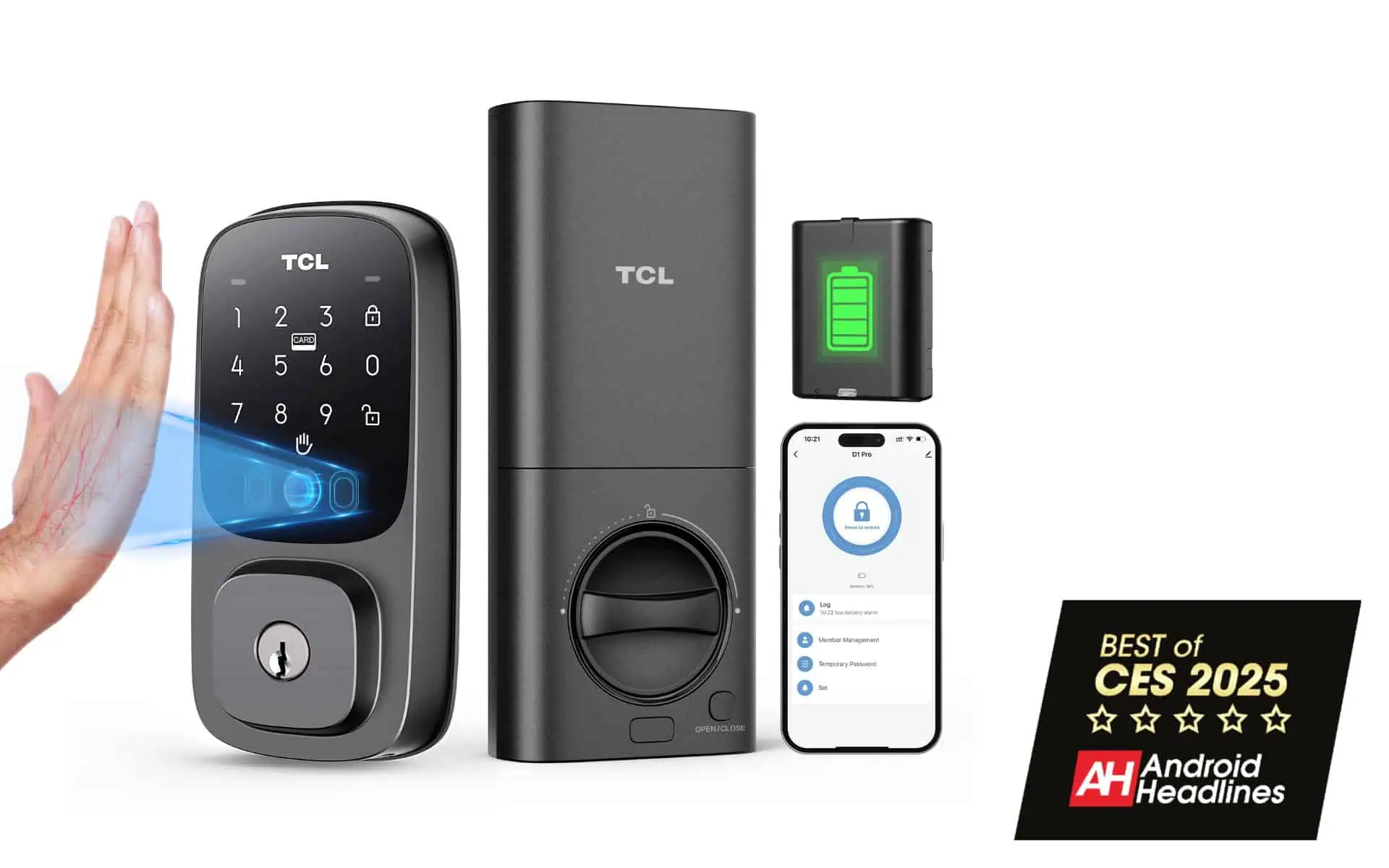 TCL Smart Lock D1 Pro AH CES 2025-Auszeichnung