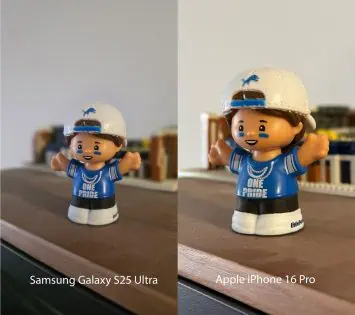 Galaxy S25 Ultra gegen iPhone 16 Pro 5 groß