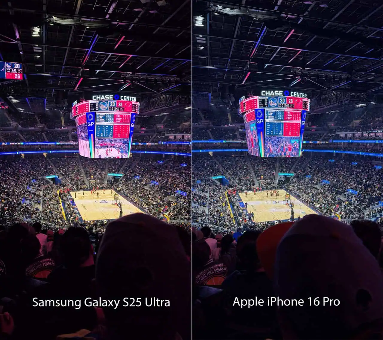 S25 Ultra gegen iPhone 16 Pro 10 groß