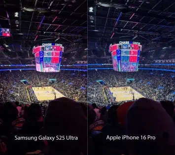 S25 Ultra gegen iPhone 16 Pro 10 groß