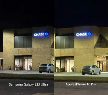 S25 Ultra gegen iPhone 16 Pro 3 groß