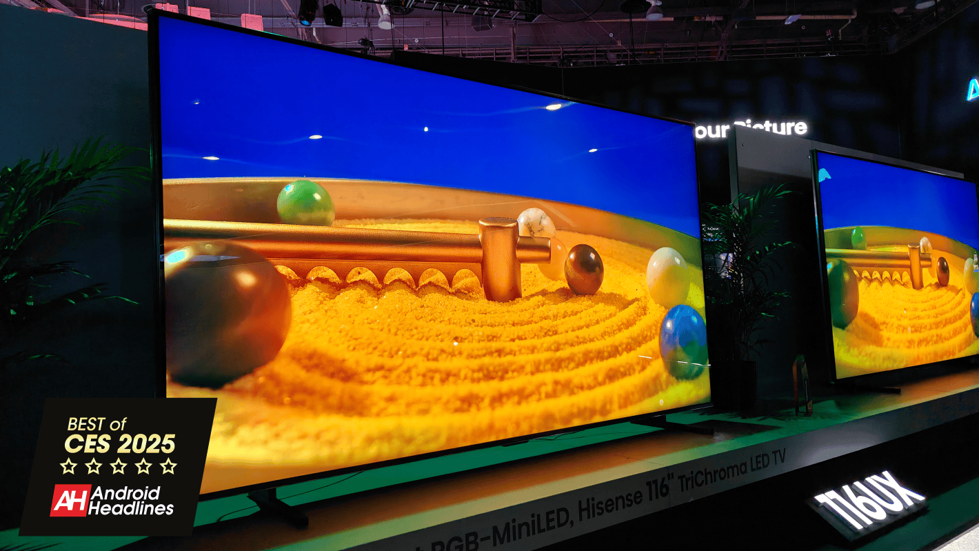 Das Beste der CES 2025: Hisense 116-Zoll-TriChroma-LED-Fernseher