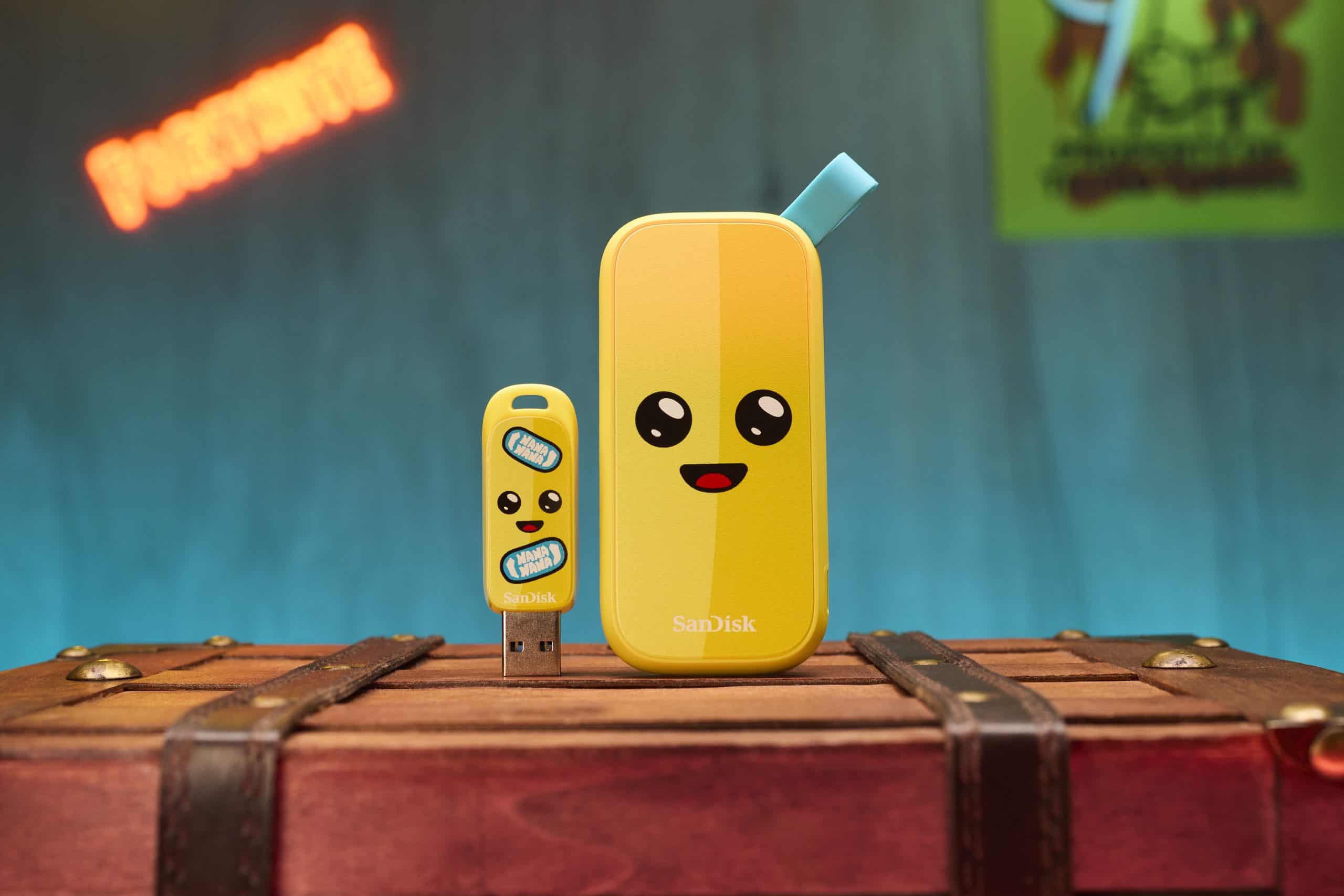 Die neueste tragbare SSD von SanDisk sieht aus wie die Fortnite-Banane