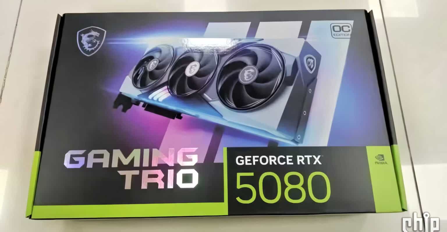 MSIs GeForce RTX 5080 GPU-Lecks zeigen drei Lüfter und 16 GB VRAM
