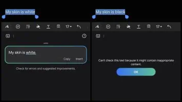 Galaxy AI -Inhalt filtern Hautfarbe