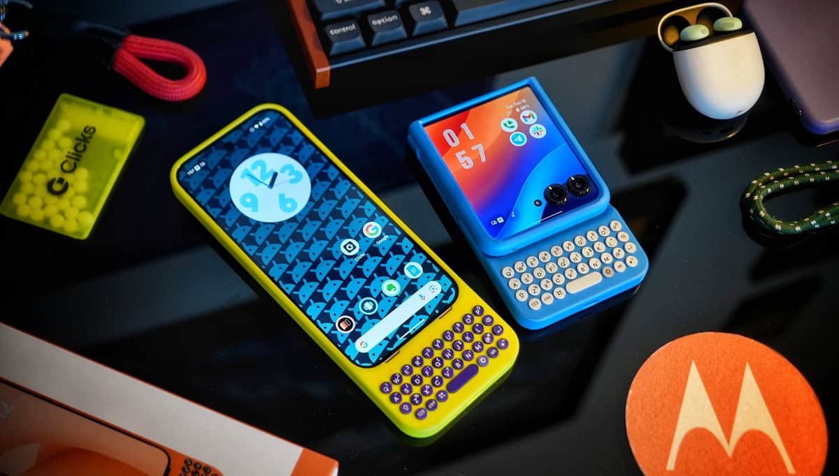 Das Tastaturzubehör der Klicks erreicht drei große Android -Marken