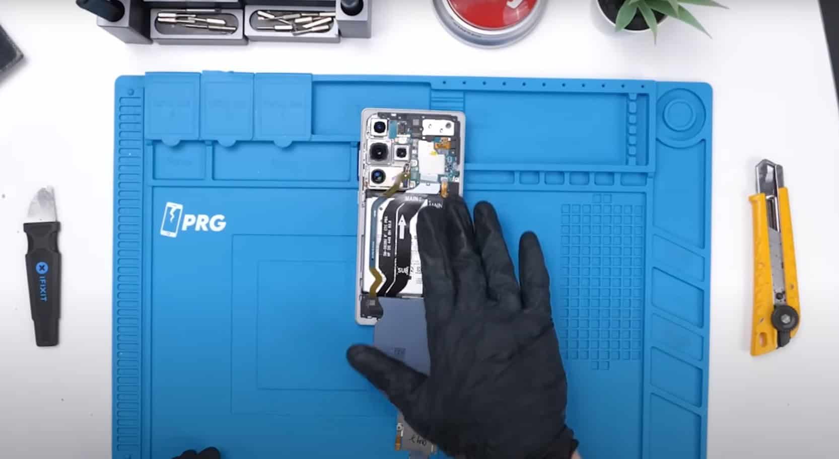 Die internen Änderungen von Galaxy S25 Ultra wurden im Teardown -Video aufgedeckt