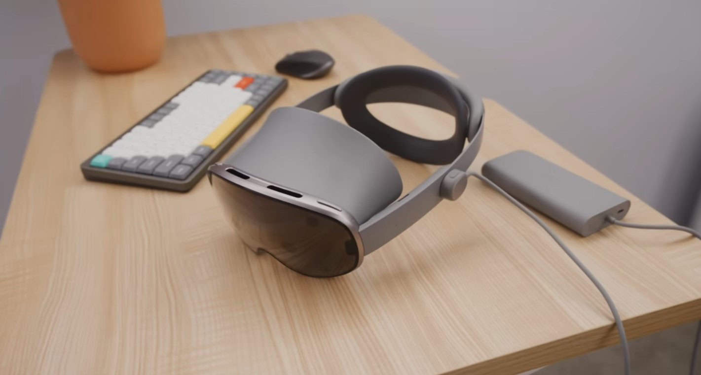Samsung XR Headset Praxis-on-Video zeigt mehr vom Gerät an
