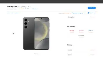 Galaxy S24 plus außer Lager Samsung US Official Online Store
