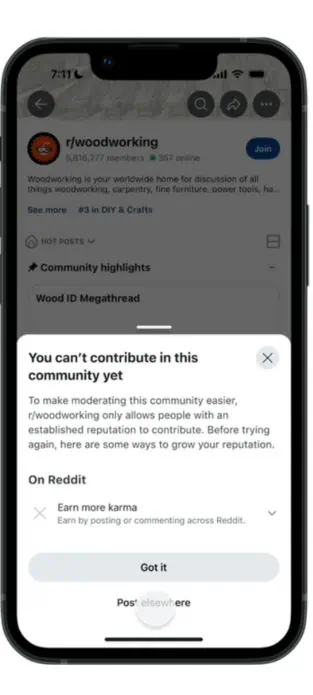 Verdienen Sie mehr Karma -Vorschlag Reddit