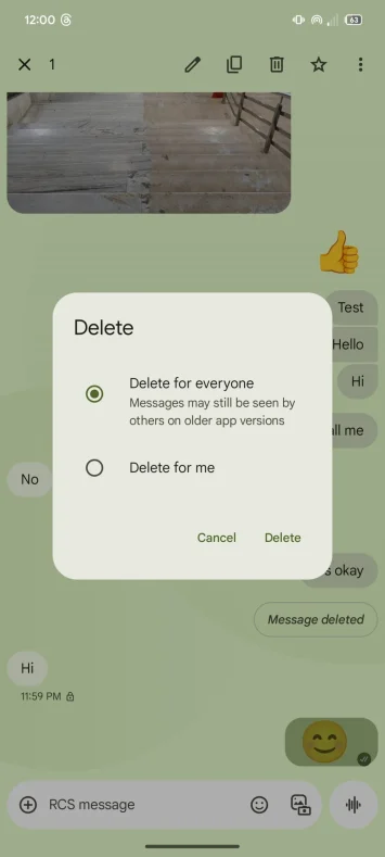 Google -Nachrichten Remote löschen Leck 1
